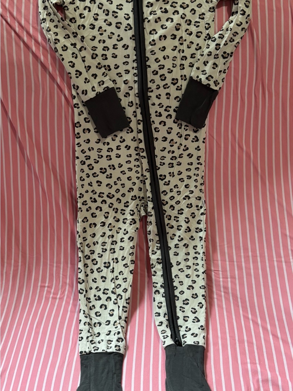 Little Sleepies Leopard Print Zippy